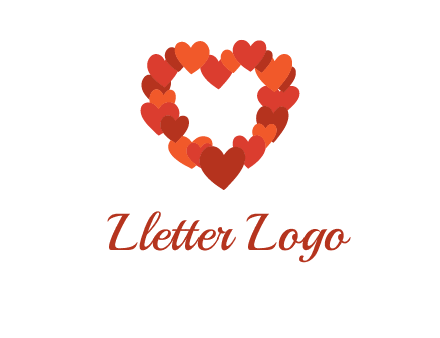 hearts forming a heart logo