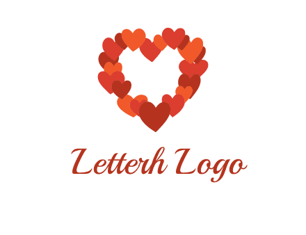 hearts forming a heart logo