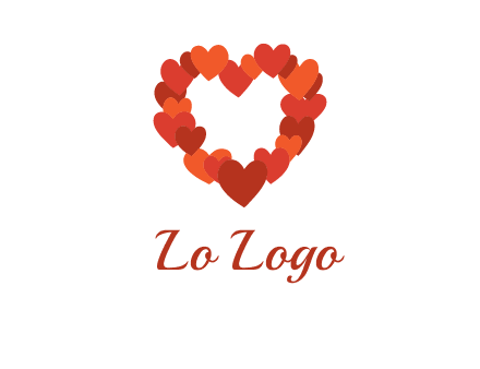 hearts forming a heart logo