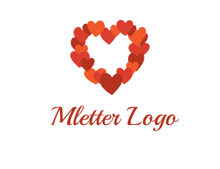 hearts forming a heart logo