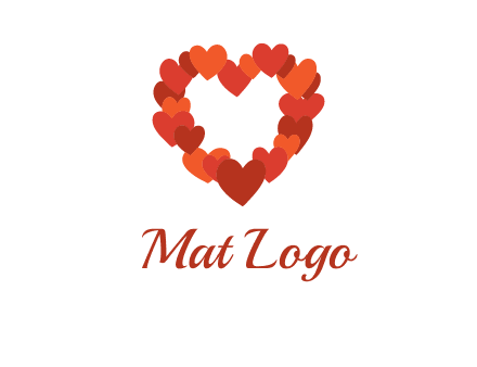 hearts forming a heart logo