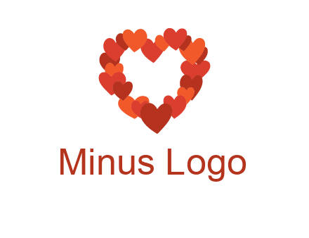 hearts forming a heart logo