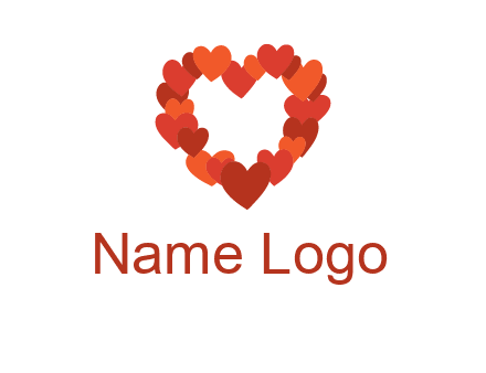 hearts forming a heart logo