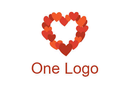 hearts forming a heart logo