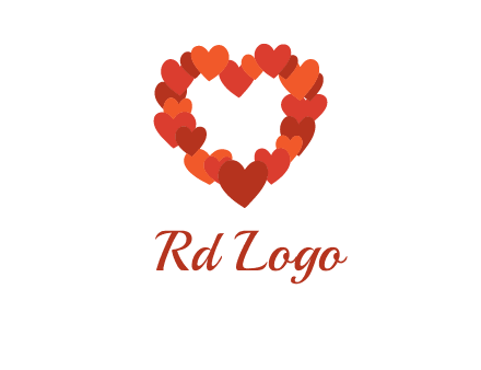 hearts forming a heart logo