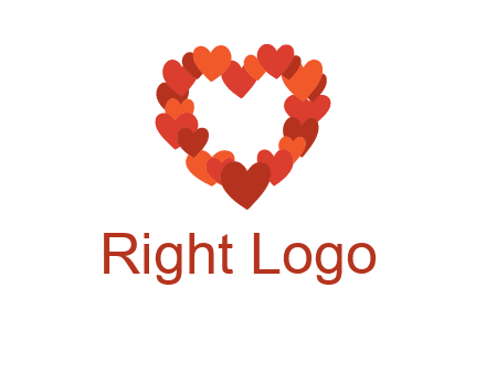 hearts forming a heart logo