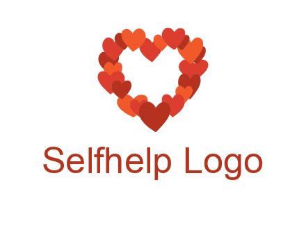 hearts forming a heart logo