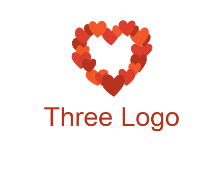 hearts forming a heart logo