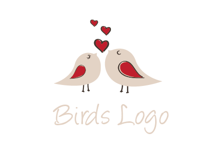 birds in love logo