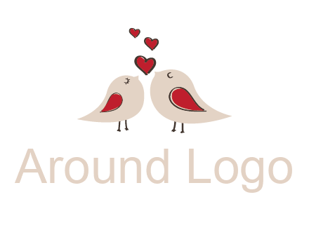 birds in love logo