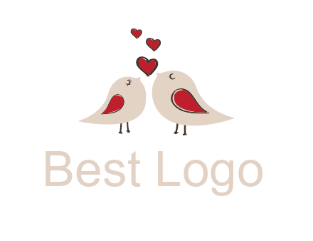 birds in love logo