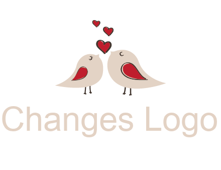 birds in love logo