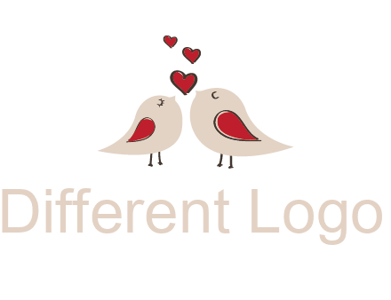 birds in love logo