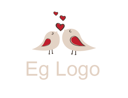 birds in love logo