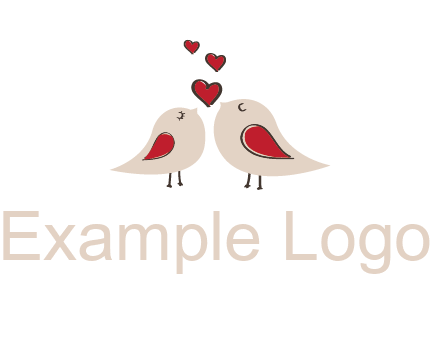 birds in love logo