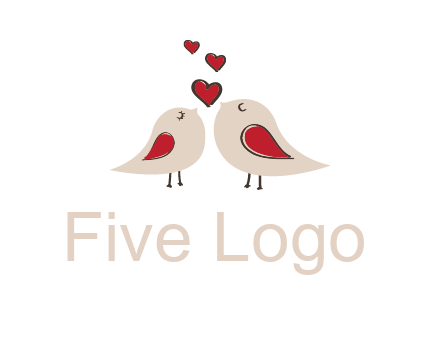 birds in love logo