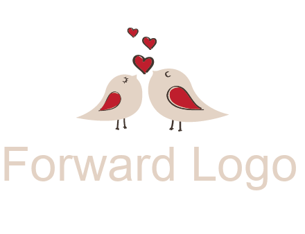 birds in love logo