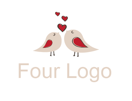 birds in love logo