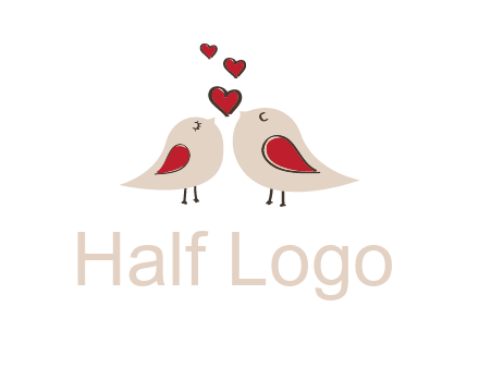 birds in love logo