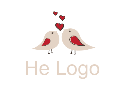 birds in love logo