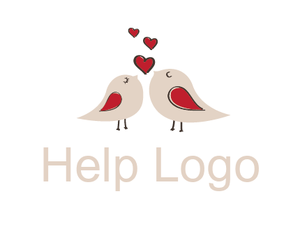 birds in love logo