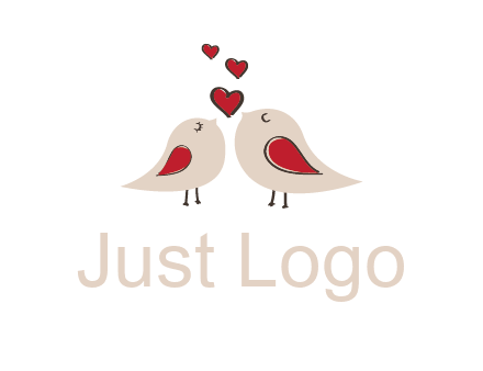 birds in love logo