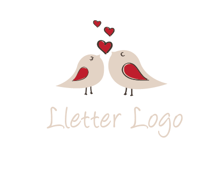 birds in love logo