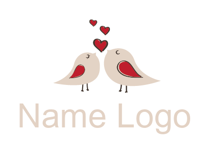 birds in love logo