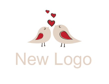 birds in love logo