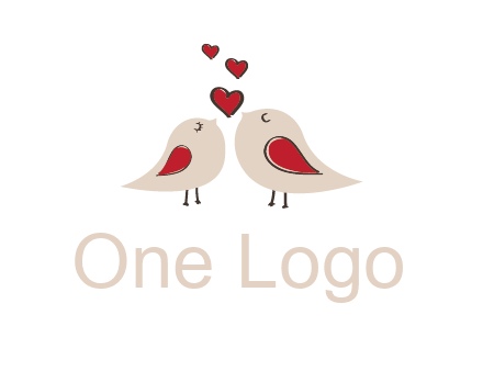 birds in love logo