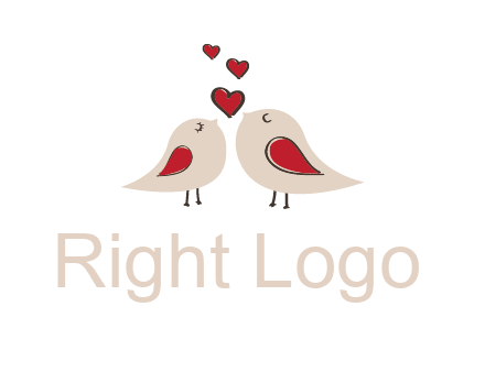 birds in love logo