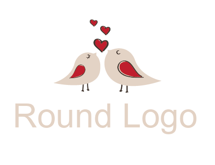 birds in love logo