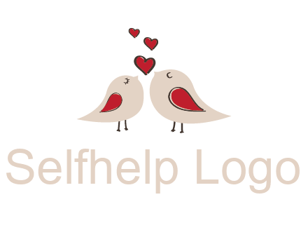 birds in love logo