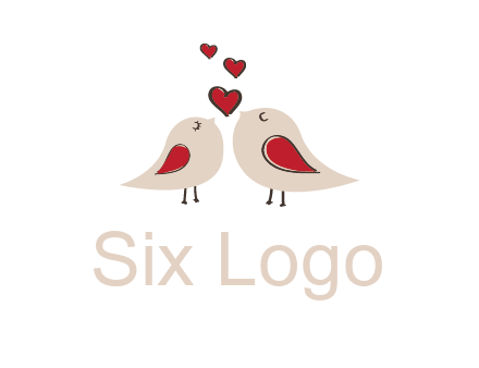 birds in love logo