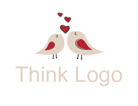 birds in love logo