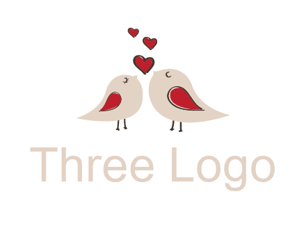 birds in love logo