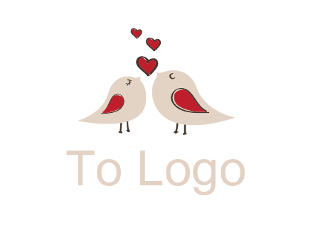 birds in love logo