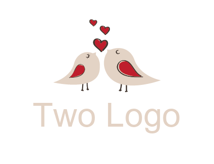 birds in love logo