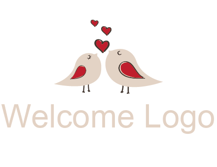 birds in love logo