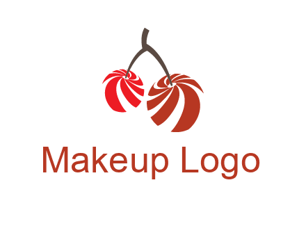 striped cherries logo