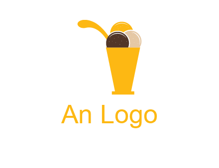 ice cream sundae logo