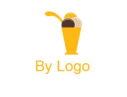 ice cream sundae logo