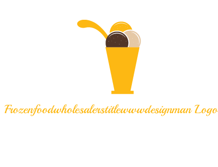 ice cream sundae logo