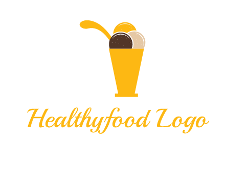 ice cream sundae logo