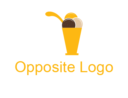 ice cream sundae logo
