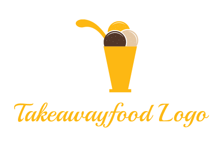 ice cream sundae logo