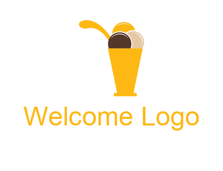 ice cream sundae logo