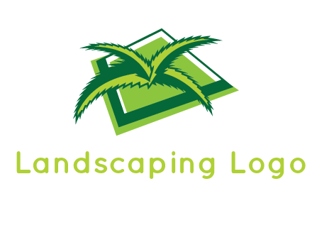 palm leaves logo