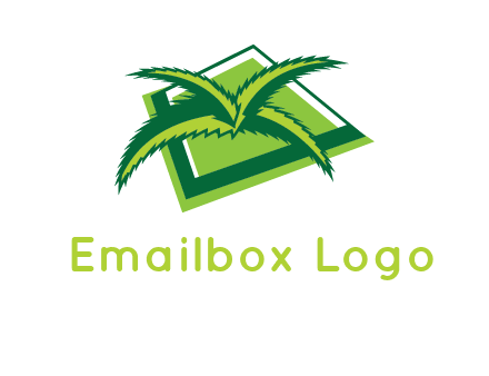 palm leaves logo