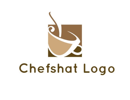 square teacup logo